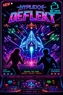 Deflekt – Hochkant Arcade Spiel im TATE-Modus
