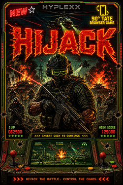 Hijack – Hochformat Spiel für Smartphone & Desktop