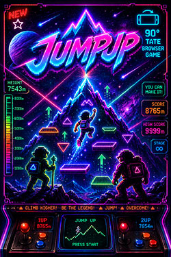 JumpUp – Kletterspiel im Hochformat für Smartphone